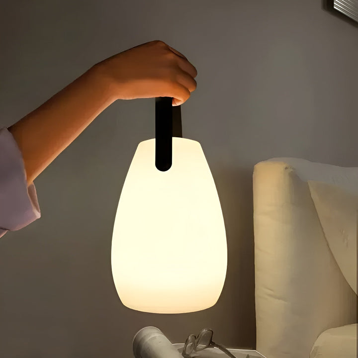 Vattentät trådlös LED-bordslampa för inomhus och utomhus - Lumora