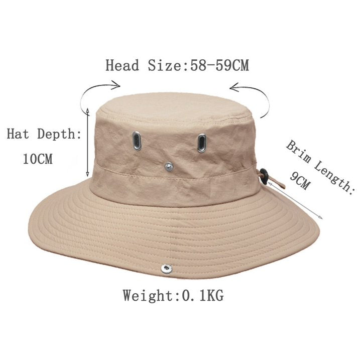 SUNSAFE-hatt – Andningsbar solhatt med UV-skydd för utomhusäventyr