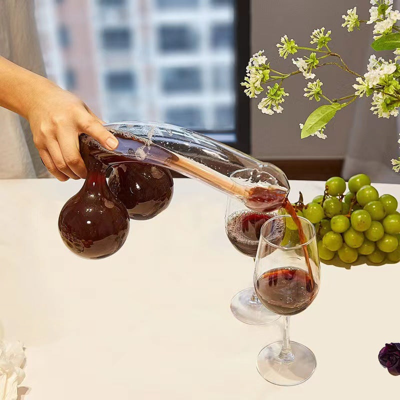 Karaff i glas | Elegant design och 650 ml kapacitet | Transparent