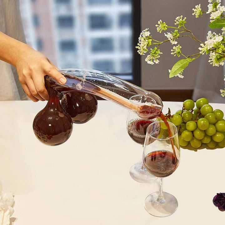 Karaff i glas | Elegant design och 650 ml kapacitet | Transparent