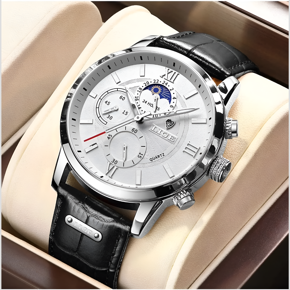 42mm klassisk herrklocka – elegant och funktionell