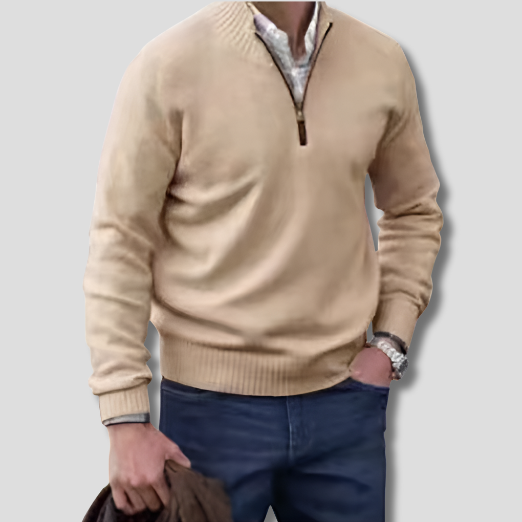 Herresweater med lynlås – Smart lag-på-lag-valg