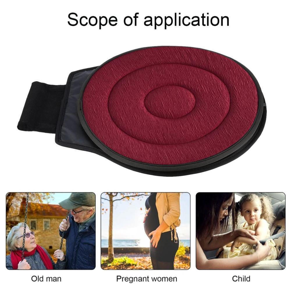 Rotaseat 360° vridbar kudde | Ergonomisk & halkfri | För bil, kontor & hem | Ryggbesparande & bekväm
