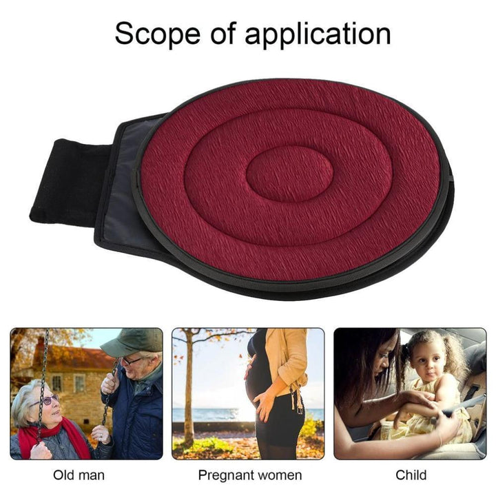 Rotaseat 360° vridbar kudde | Ergonomisk & halkfri | För bil, kontor & hem | Ryggbesparande & bekväm