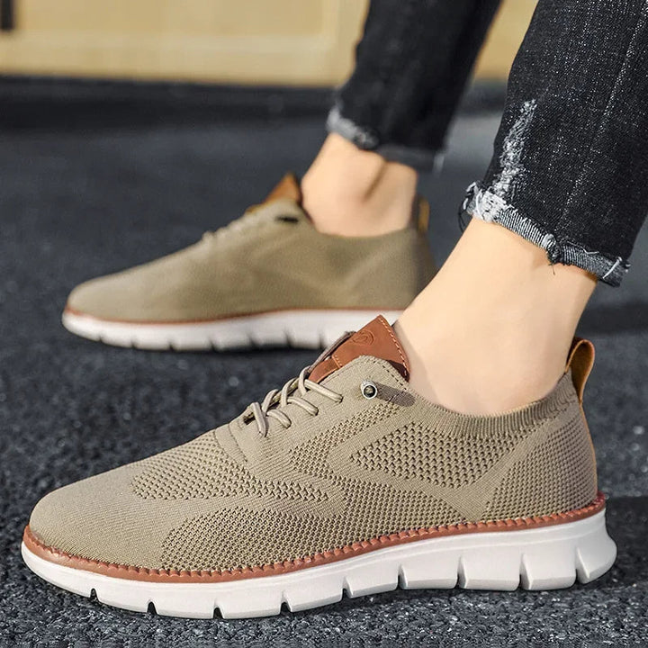 Herrersneakers med åndbar funktion i mesh