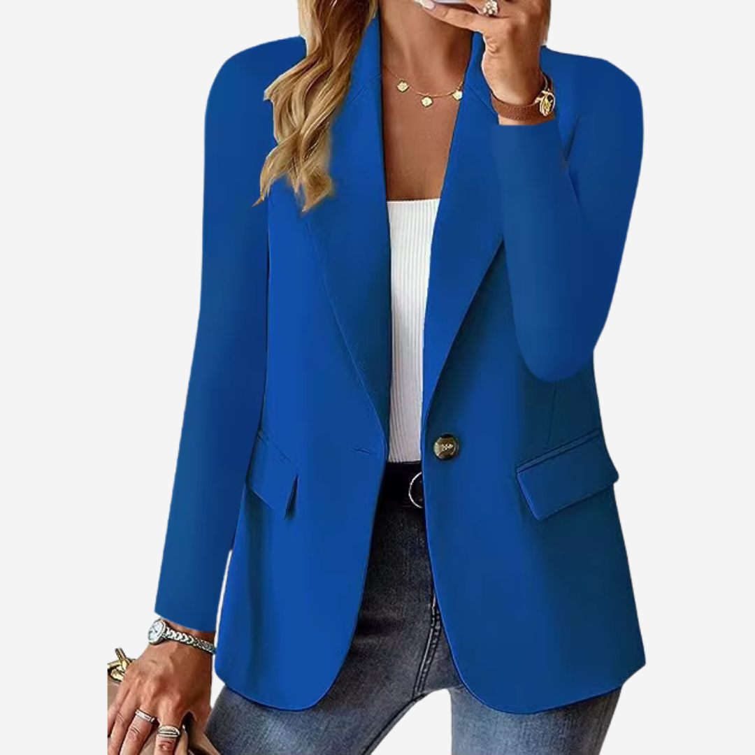 Figursyet sommerblazer med stretch