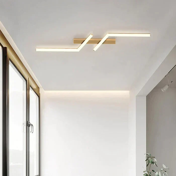 Modern LED-taklampa – Geometrisk lampa