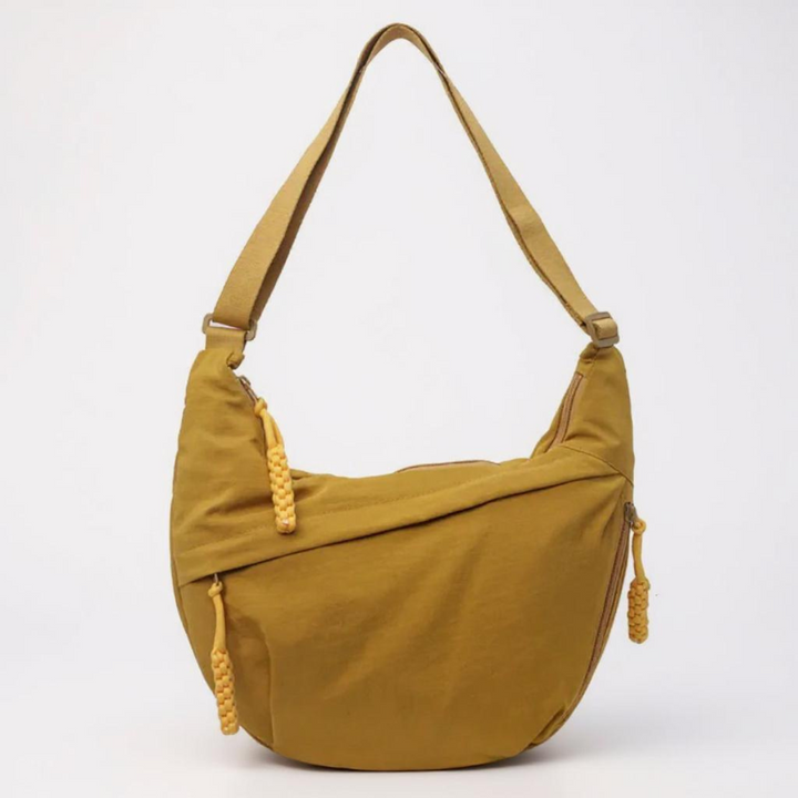 Axelväska - justerbar axelrem, crossbody i nylon med flera fickor