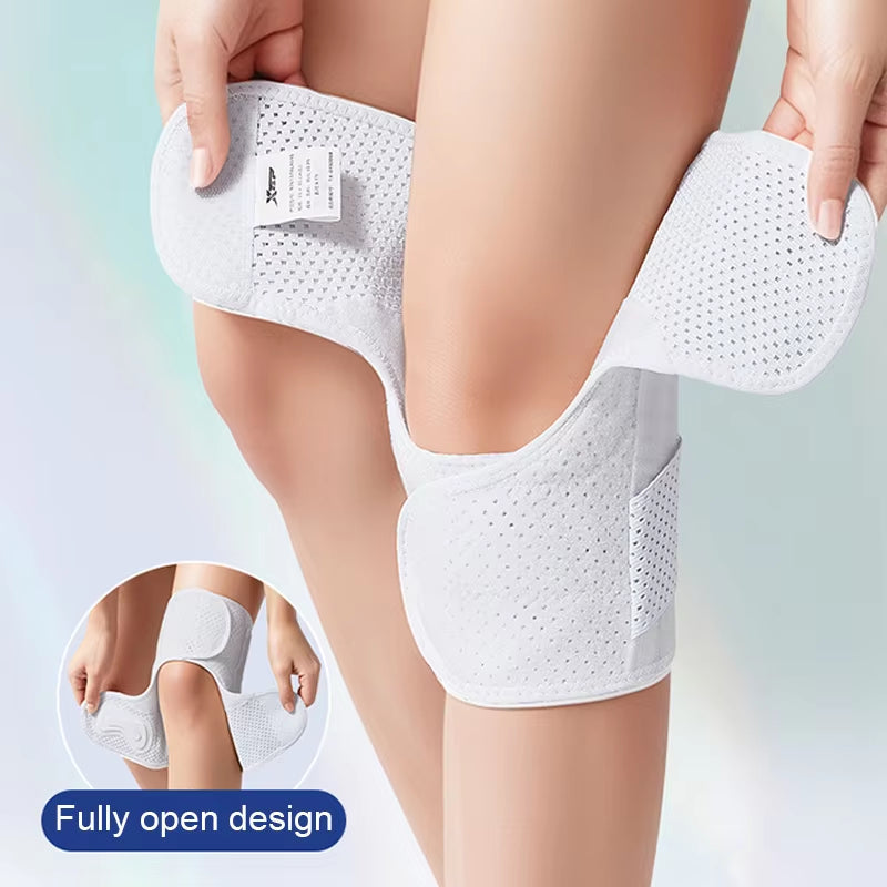 Knäbandage med justerbart kompressionssystem