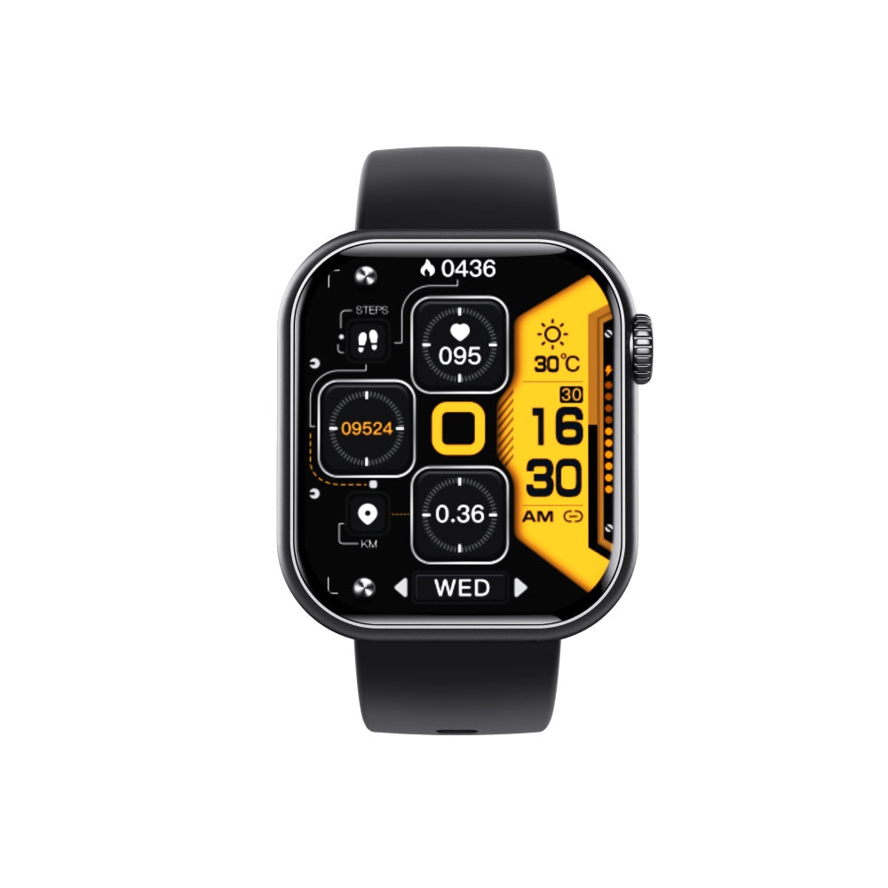 Vattentät smartwatch med blodtrycksmätare, syremättnadsmätare och sömnövervakning