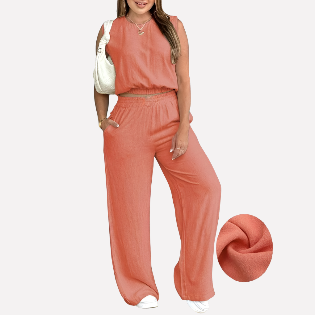 Tvådelad vardagsoutfit för kvinnor
