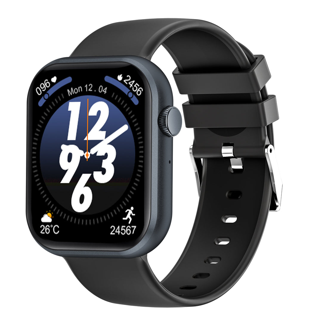 Vattentät smartwatch med blodtrycksmätare, syremättnadsmätare och sömnövervakning