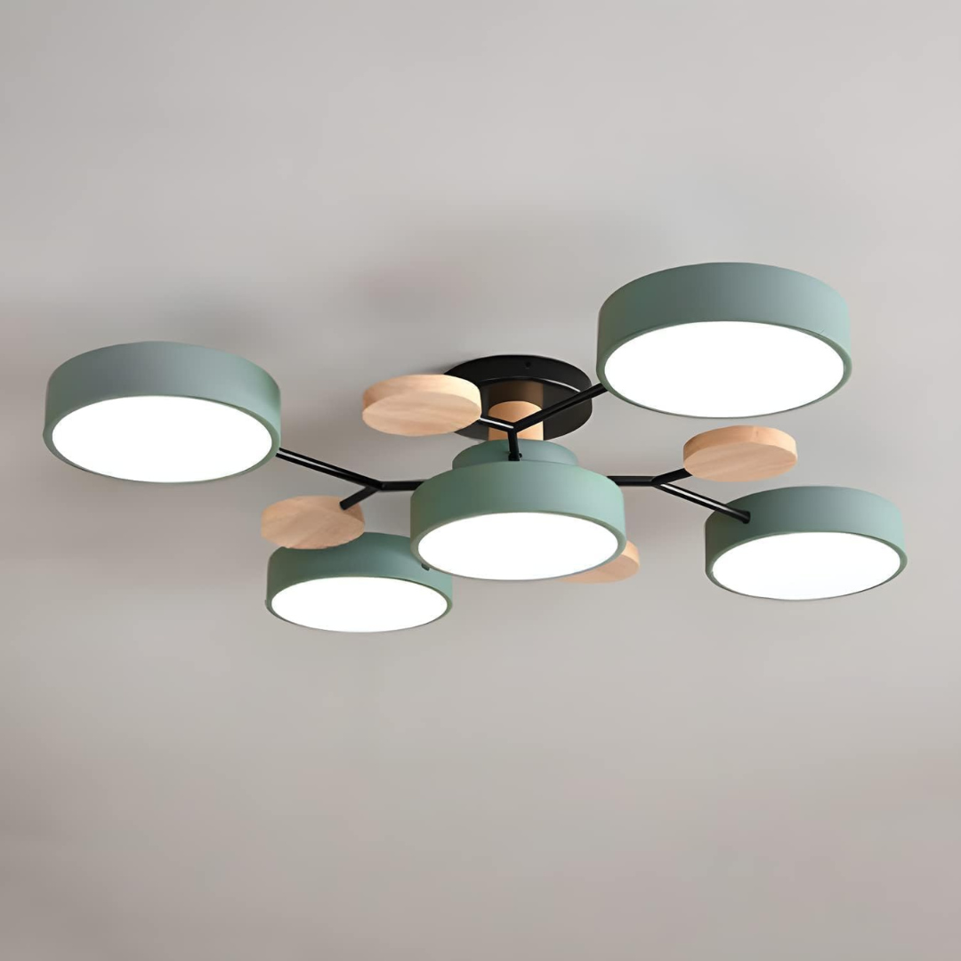 Tidy Design Modern LED-taklampa | Bländfri Belysning för Vardagsrum och Utrymmen