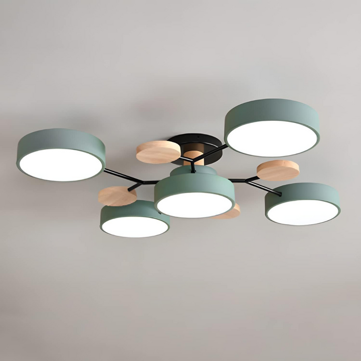 Tidy Design Modern LED-taklampa | Bländfri Belysning för Vardagsrum och Utrymmen