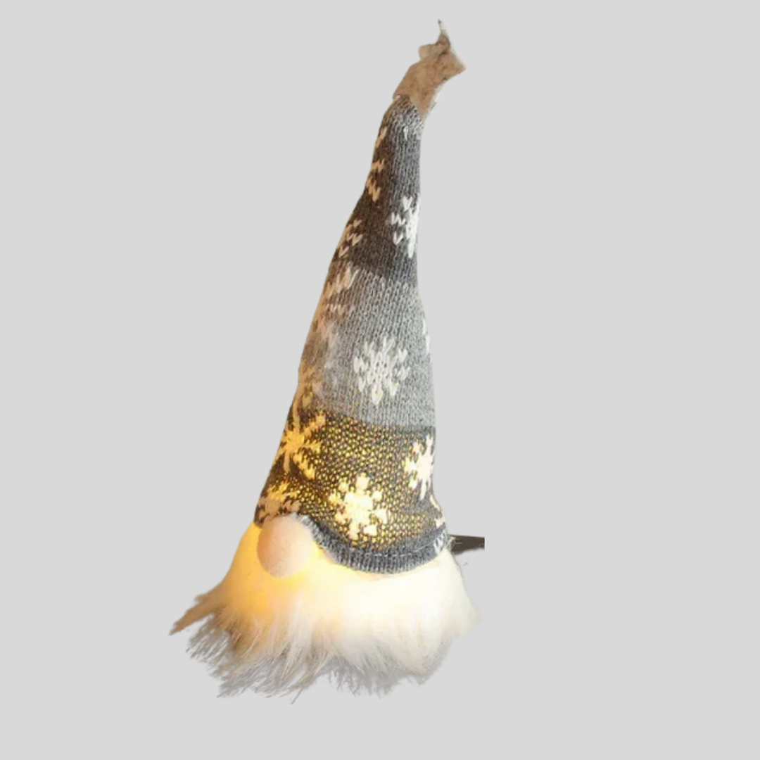 LED ansigtsløse dukke-gnompynt