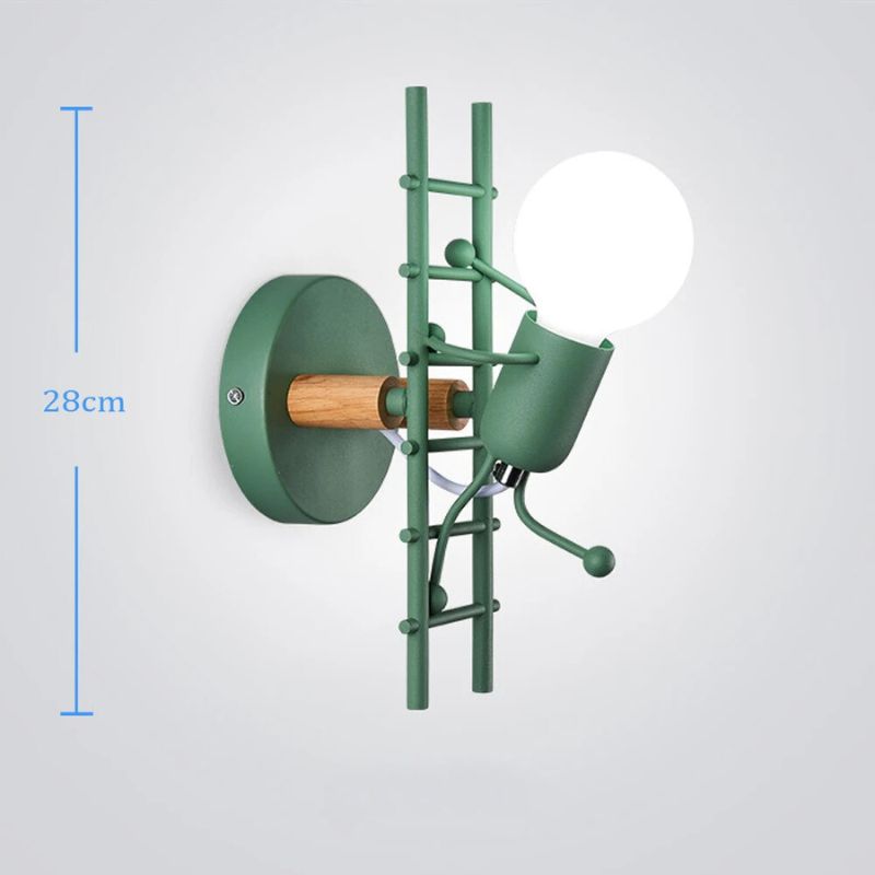 GlowClimb designer-vägglampa | Unik trapplampa, perfekt för mysiga sovrum och vardagsrum