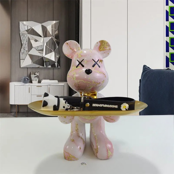 Dekorativ Förvaringsfigur – Björn på Bord Bruno
