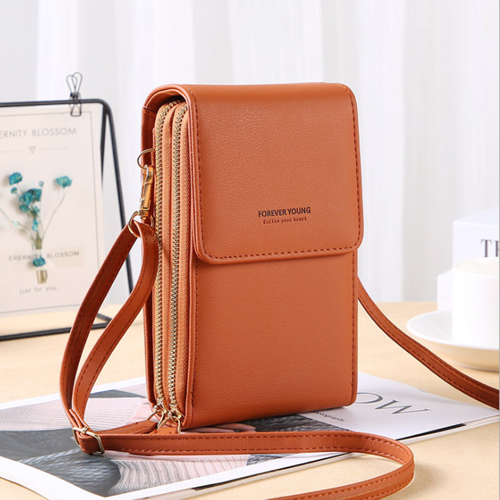 Väska för Touchscreen-telefon med Plånboksfunktion – Kompakt Crossbody för Vardagsbruk