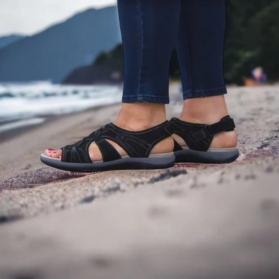 EternaComfort justerbara ortopediska sandaler | Halkfria, stödjande skor för daglig användning