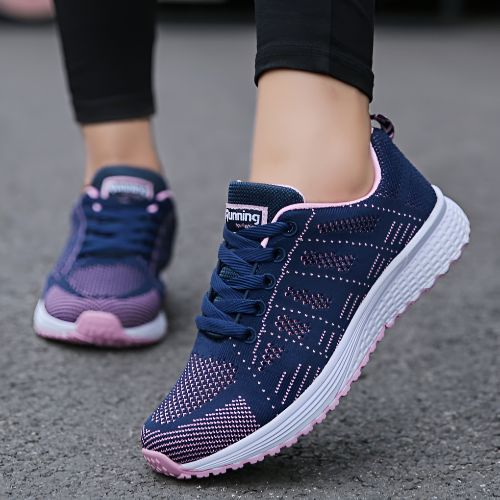 Ergonomiske casual sneakers for kvinner – Lette og støttende