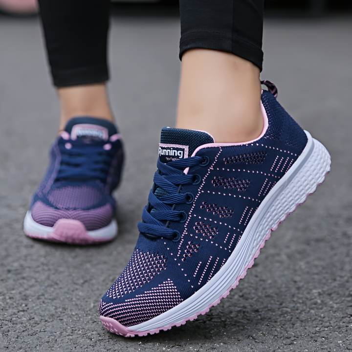 Ergonomiske casual sneakers for kvinner – Lette og støttende