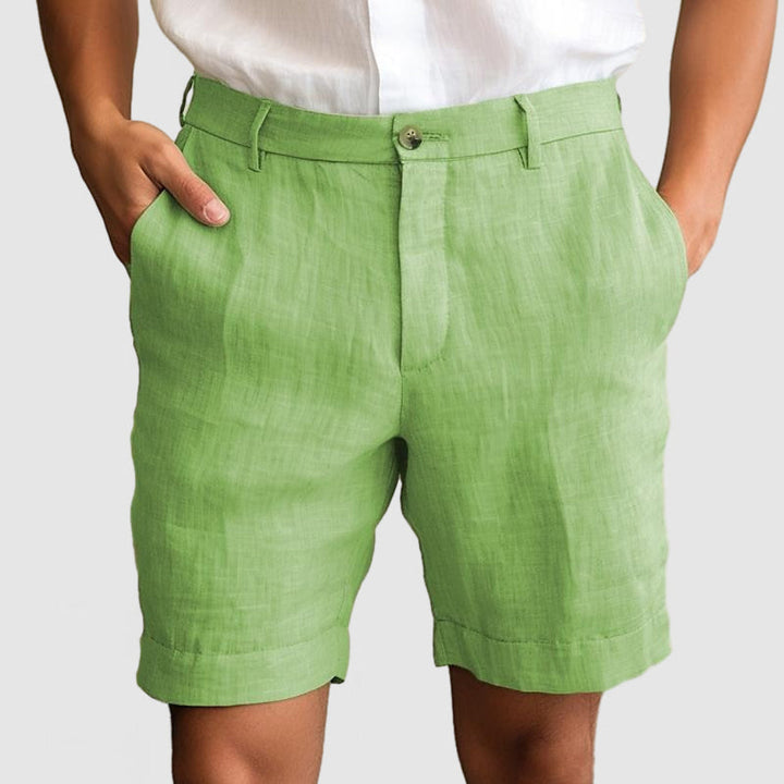 Herrshorts i blødt stof og let sommerstof til hverdagsbrug