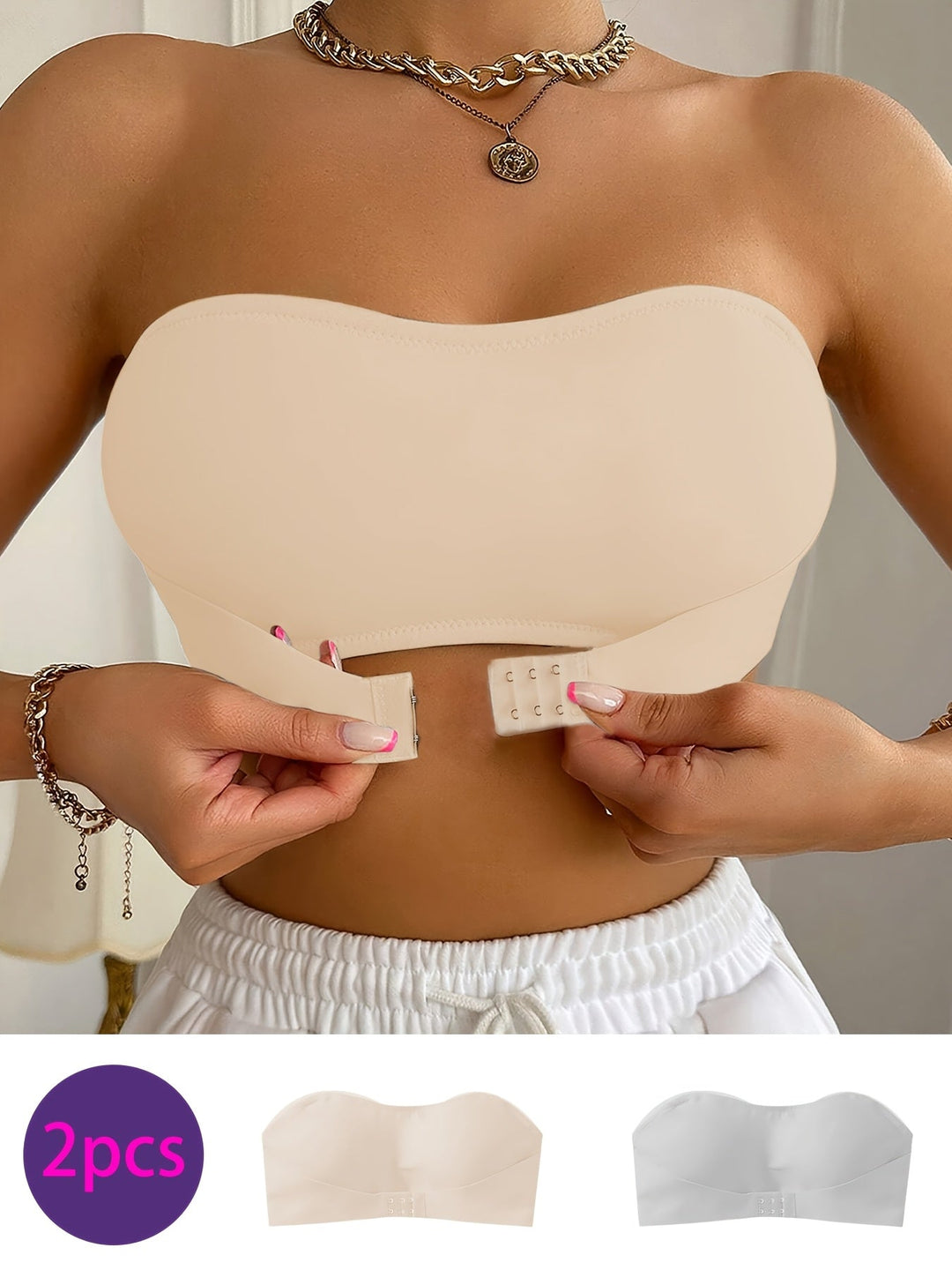 Sömlös bandeau-bh – mjuk och bekväm utan bygel