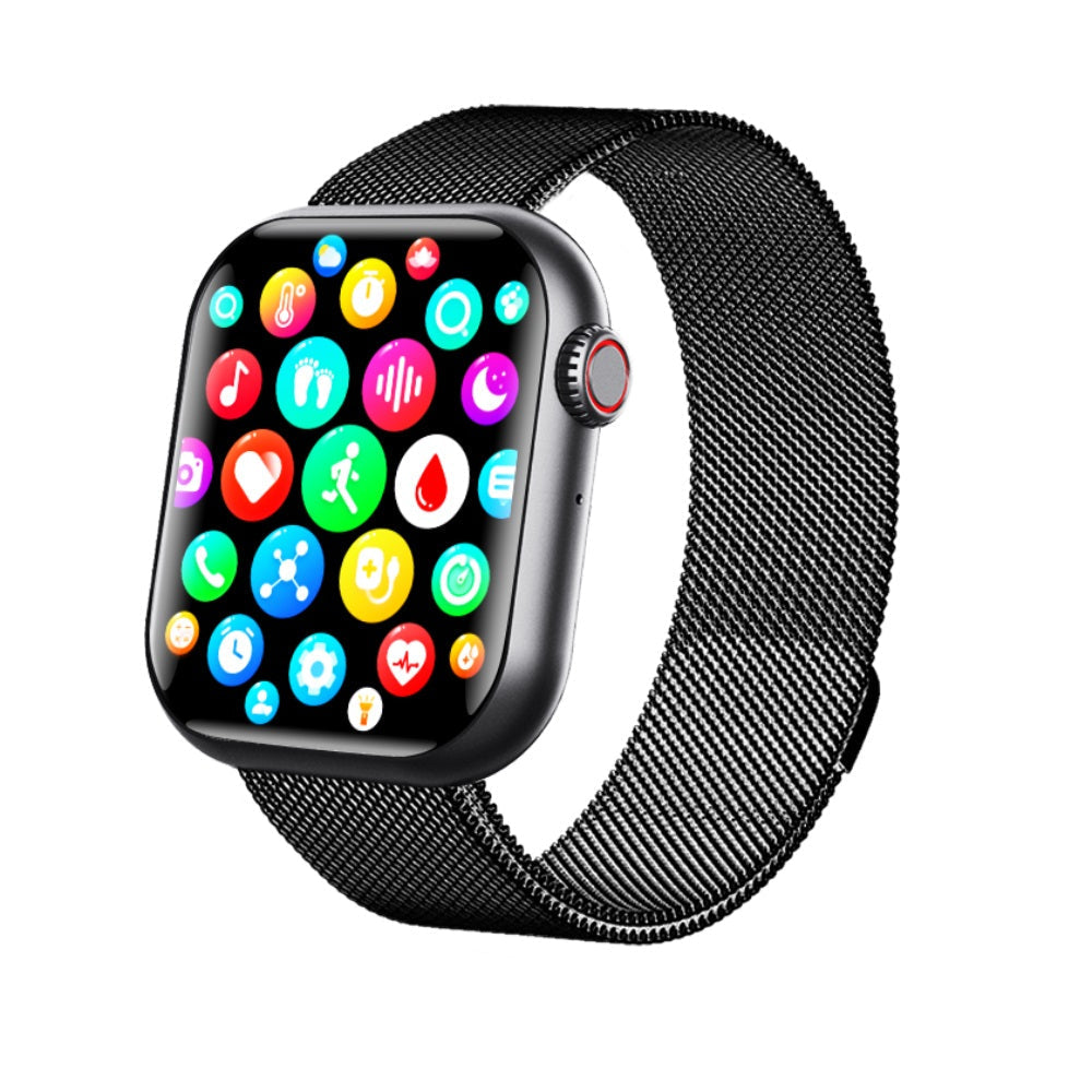 Vattentät smartwatch med blodtrycksmätare, syremättnadsmätare och sömnövervakning