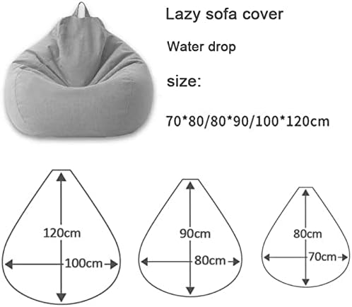 Bean Bag Trekk | Ergonomisk och stilren | 80x90 cm, 100x120 cm