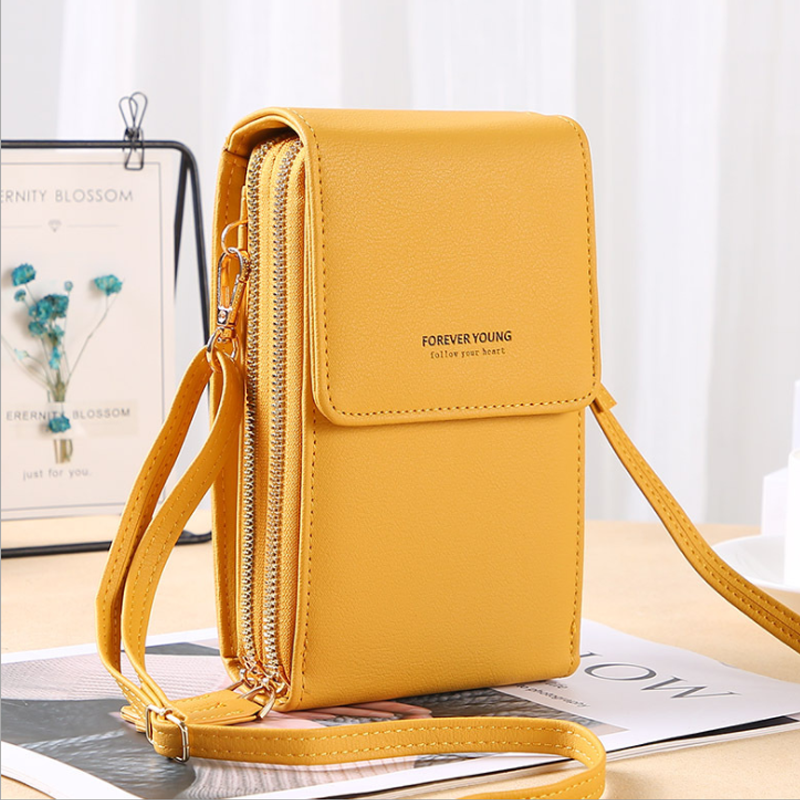 Väska för Touchscreen-telefon med Plånboksfunktion – Kompakt Crossbody för Vardagsbruk