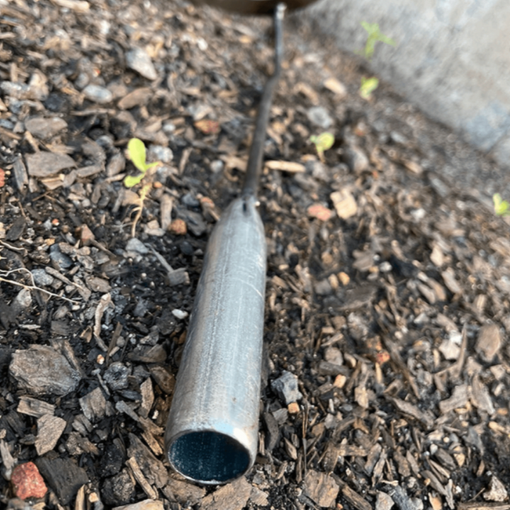 Trädgårdshacka i Helstål med Ihåligt Blad