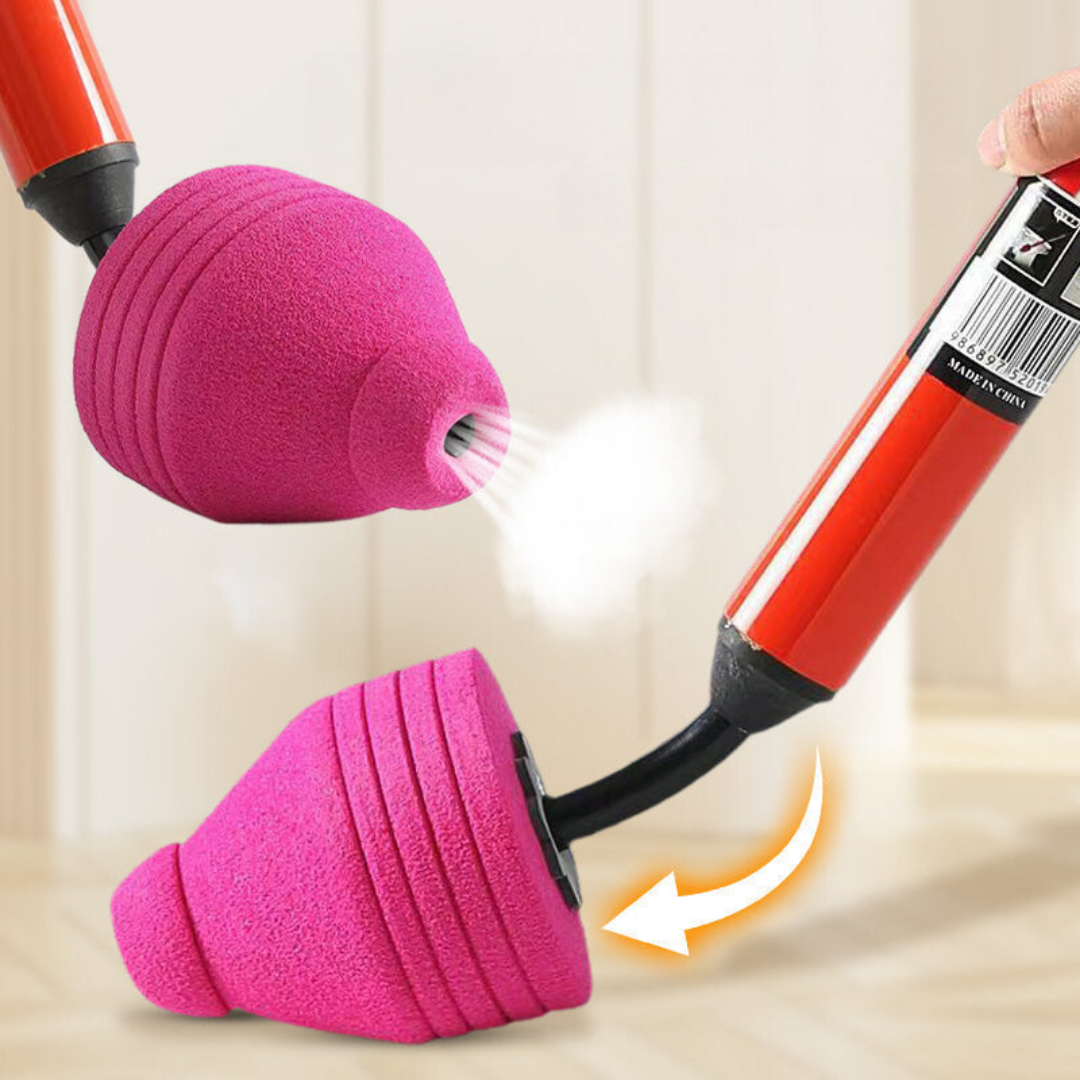 AirBlast Pro högtrycksrensare för avlopp | Kraftfull pneumatisk avloppsrensare för toaletter, handfat och avlopp