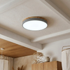 Rund skivtaklampa – platt, planmonterad lampa