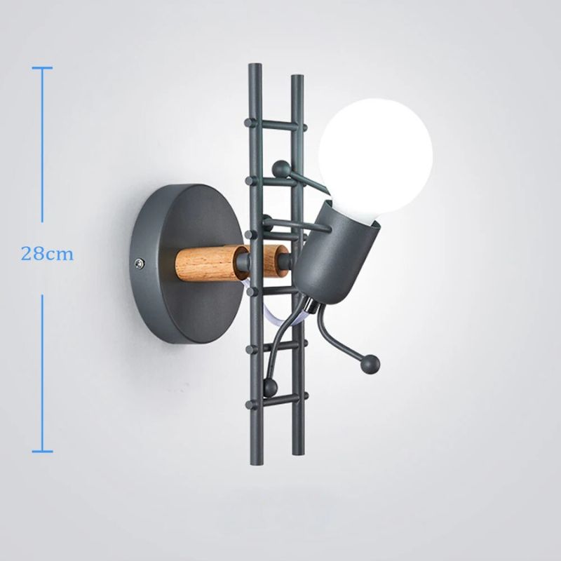 GlowClimb designer-vägglampa | Unik trapplampa, perfekt för mysiga sovrum och vardagsrum