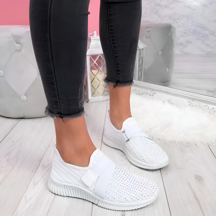 Anpassningsbara T-remmar Casual Flats