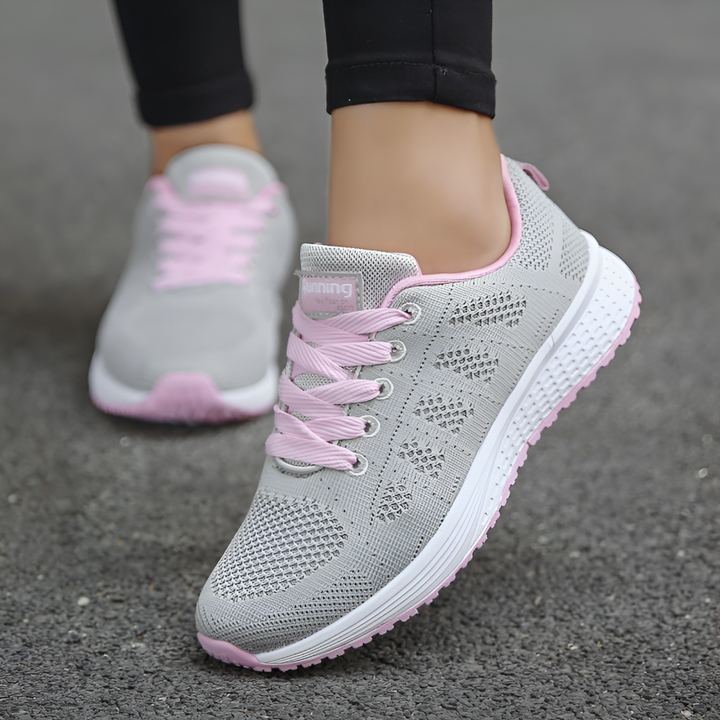 Ergonomiske casual sneakers for kvinner – Lette og støttende