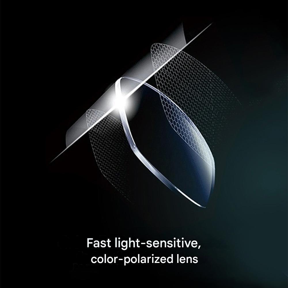 Eleganta polariserade fotokromatiska glasögon för dag och natt – Nils