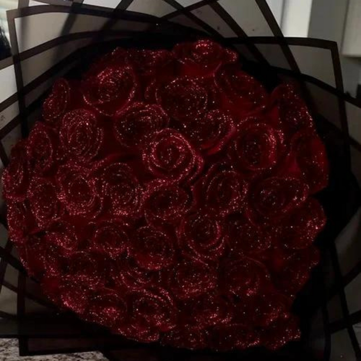 Glitterrosen med evig blomning