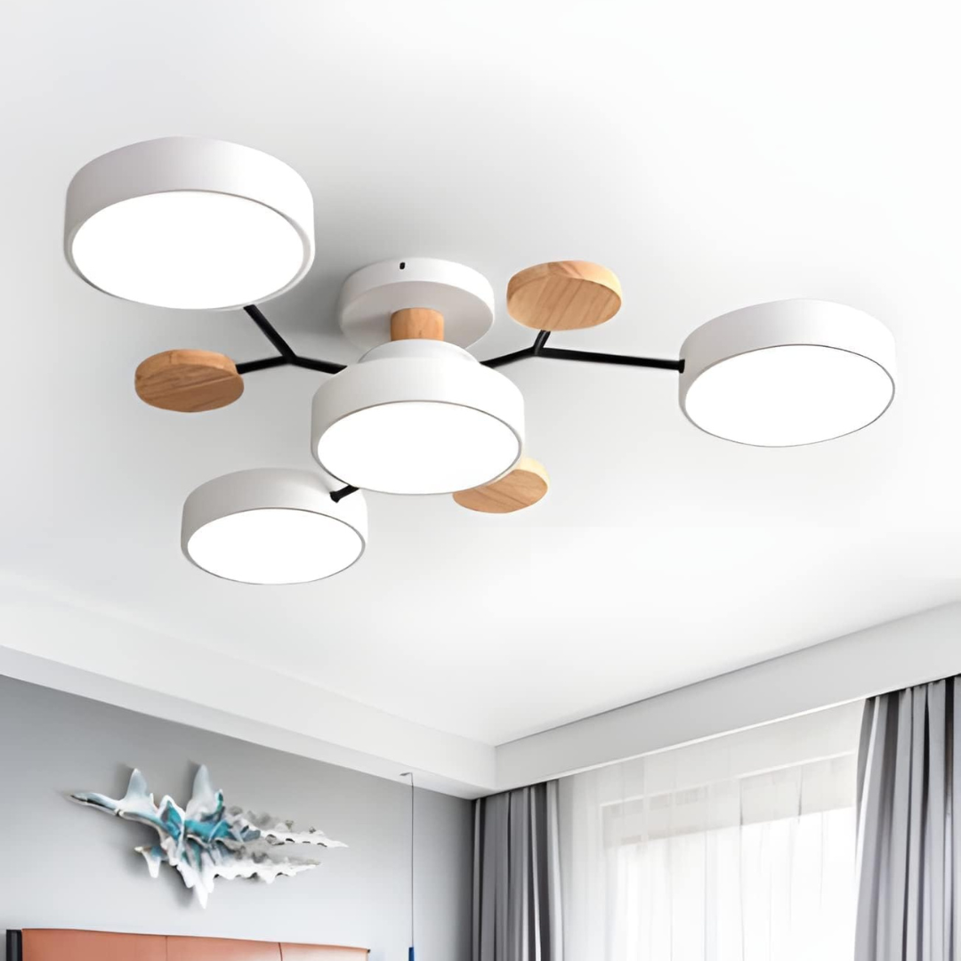 Tidy Design Modern LED-taklampa | Bländfri Belysning för Vardagsrum och Utrymmen