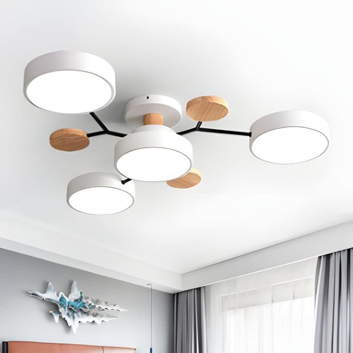 Tidy Design Modern LED-taklampa | Bländfri Belysning för Vardagsrum och Utrymmen