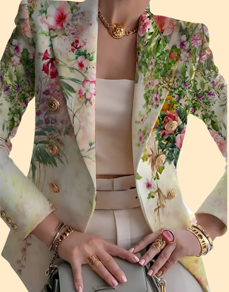 Elegant afslappet blazer til kvinder