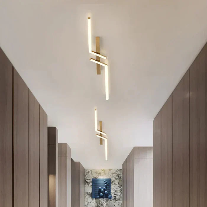 Modern LED-taklampa – Geometrisk lampa