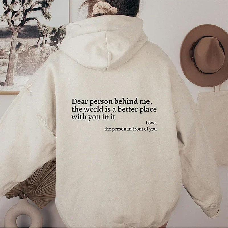 Stilfull hjärtevärmande hoodie för dam - Aurora