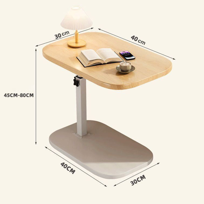 Höjdjusterbart rullande laptopbord med 360° vridbar bordsskiva, 45–80 cm, 30 kg bärkraft