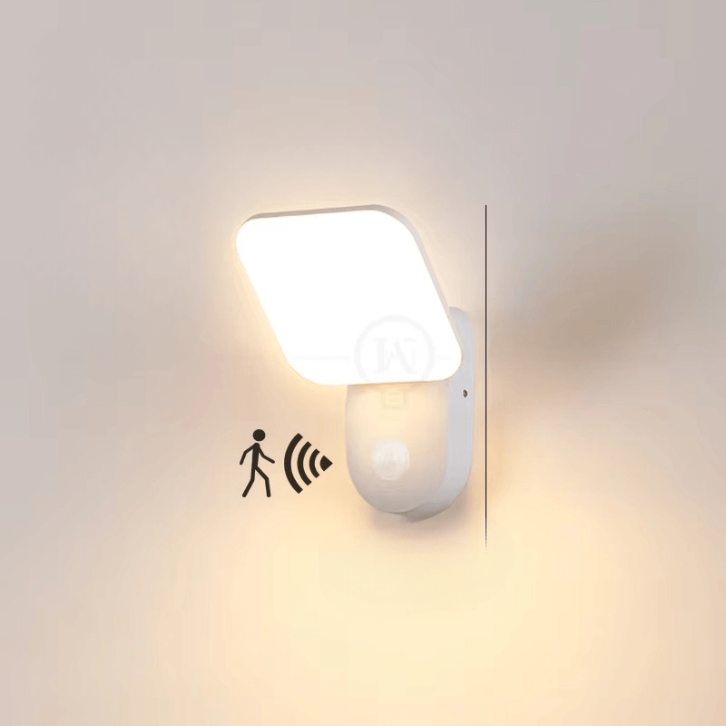 Smart LED-vägglampa med rörelsesensor