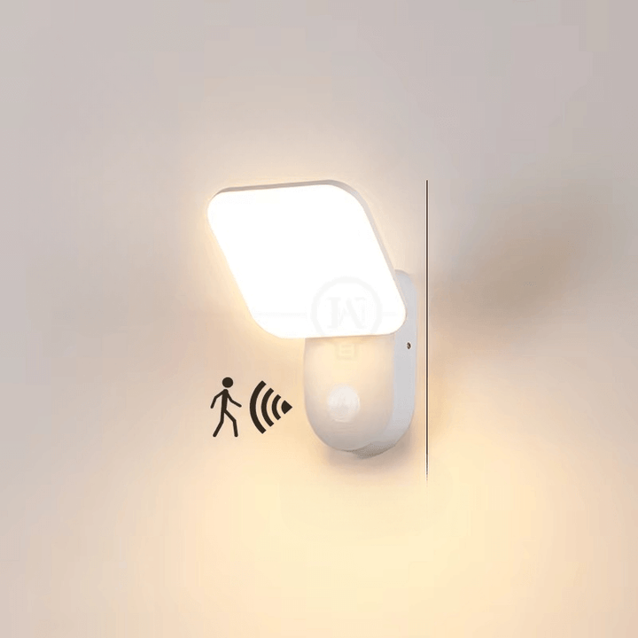 Smart LED-vägglampa med rörelsesensor