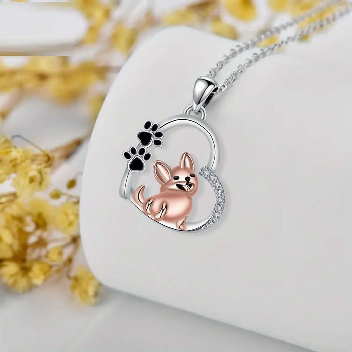 Söt Hjärtformat Hundhänge Halsband