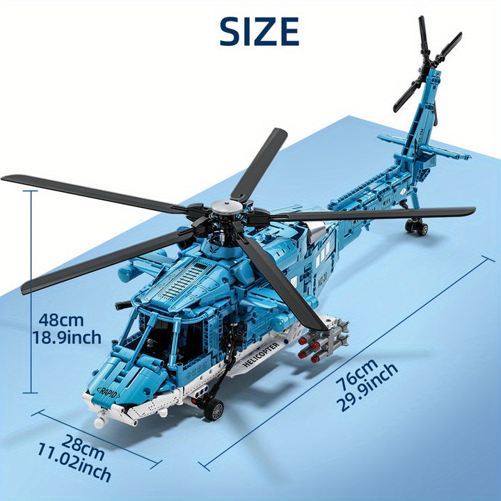 Detaljerat helikopterbyggset – Tekniskt och realistiskt