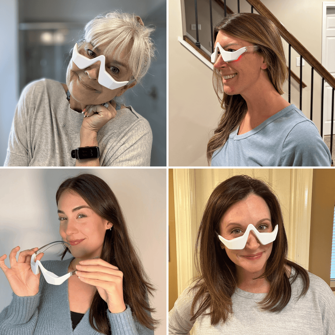 LumaNova Eye Rejuvenator för rödljusterapi och mikroströmsbehandling