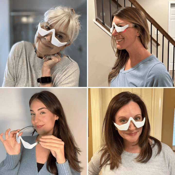 LumaNova Eye Rejuvenator för rödljusterapi och mikroströmsbehandling